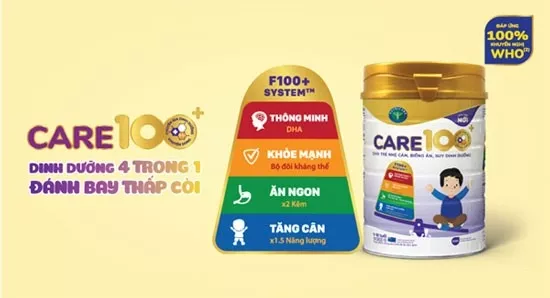 Công dụng của sữa Care 100+