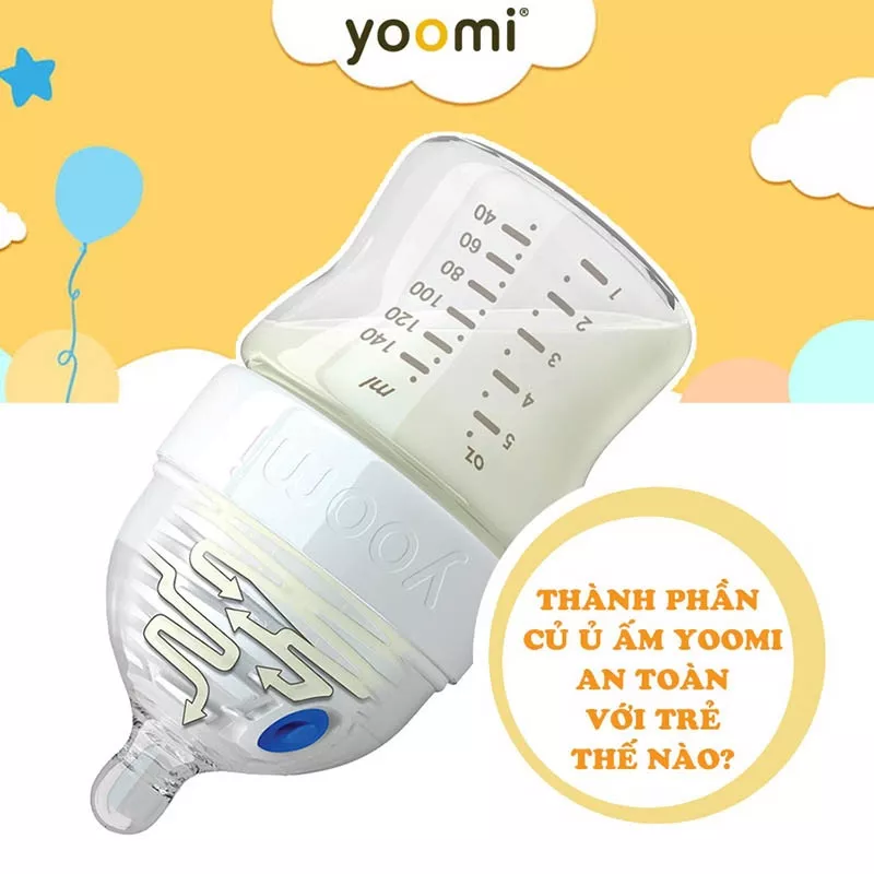 Củ ủ ấm bình sữa Yoomi