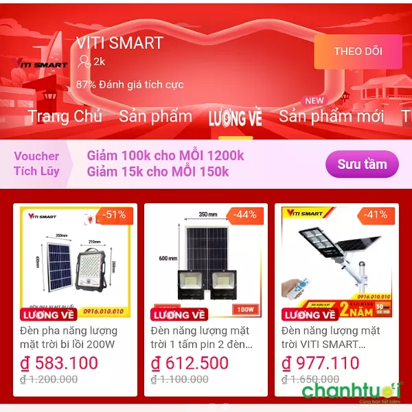 cửa hàng đèn trang trí