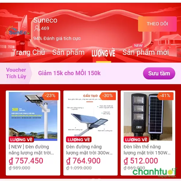 cửa hàng đèn trang trí