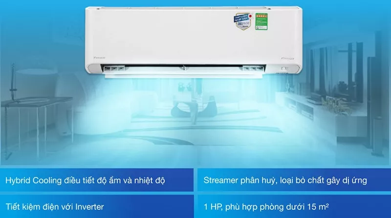 Daikin Inverter 1HP FTKZ25VVMV