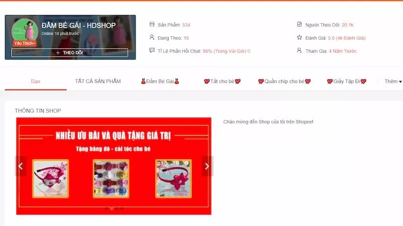 Đầm công chúa HDSHOP