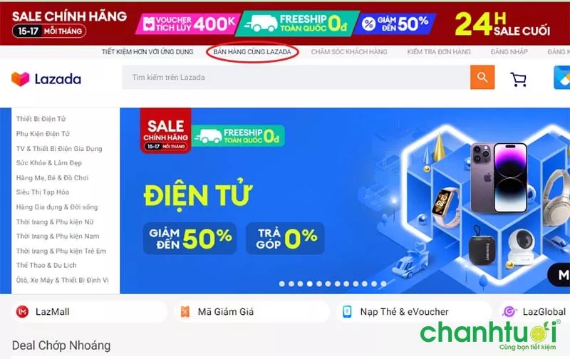 đăng kí lazada mall là gì