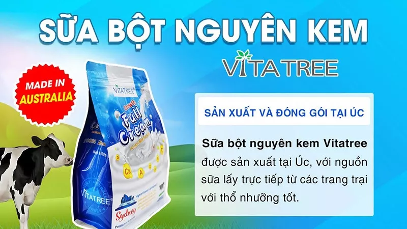 Đánh giá: Có nên sử dụng sữa tươi dạng bột nguyên kem không?