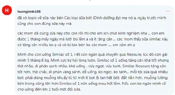 Đánh giá của khách hàng trên Webtretho