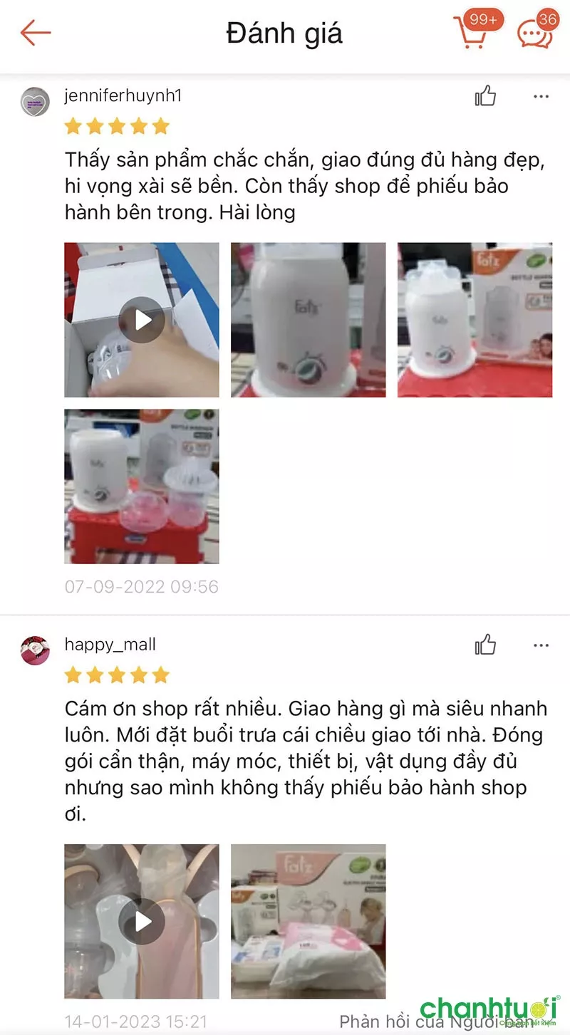 Đánh giá khách hàng