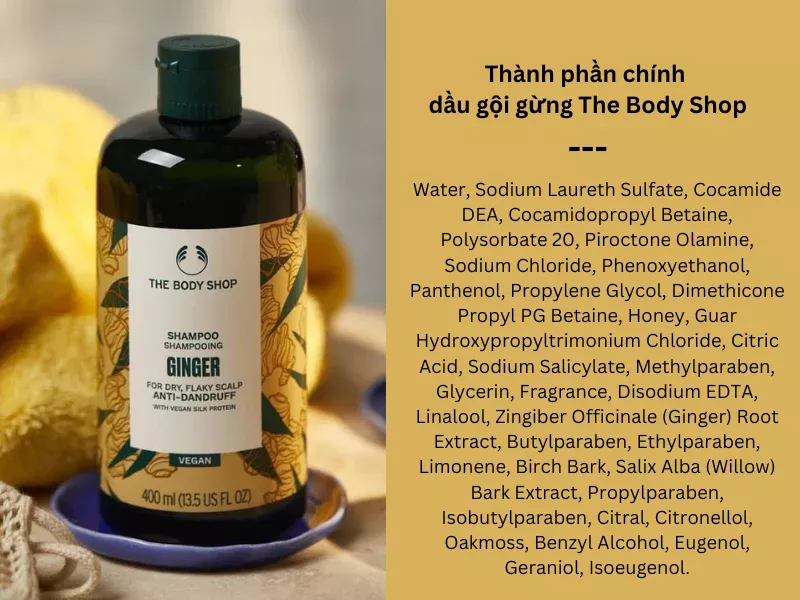 dầu gội gừng The Body Shop (1)