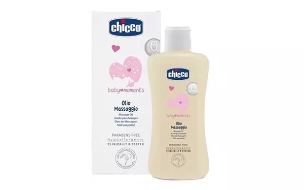 dầu massage cho bé chicco