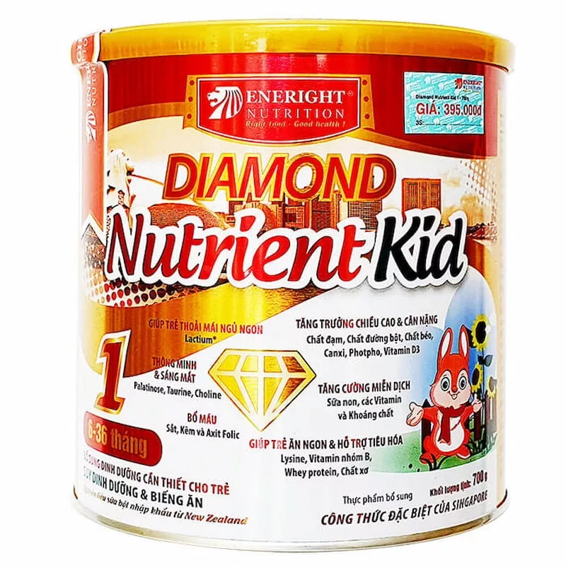 Diamond Nutrient Kid cho trẻ biếng ăn, suy dinh dưỡng