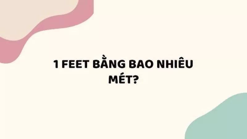 Đổi feet sang mét