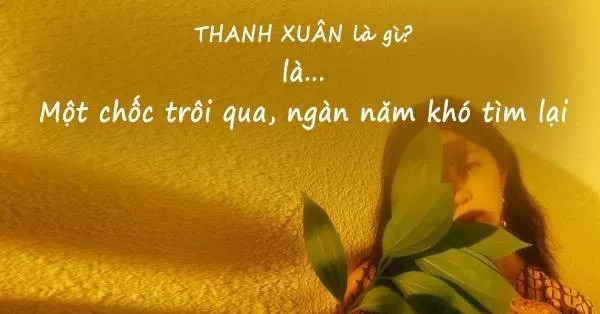 Đừng để thanh xuân trôi qua vô nghĩa