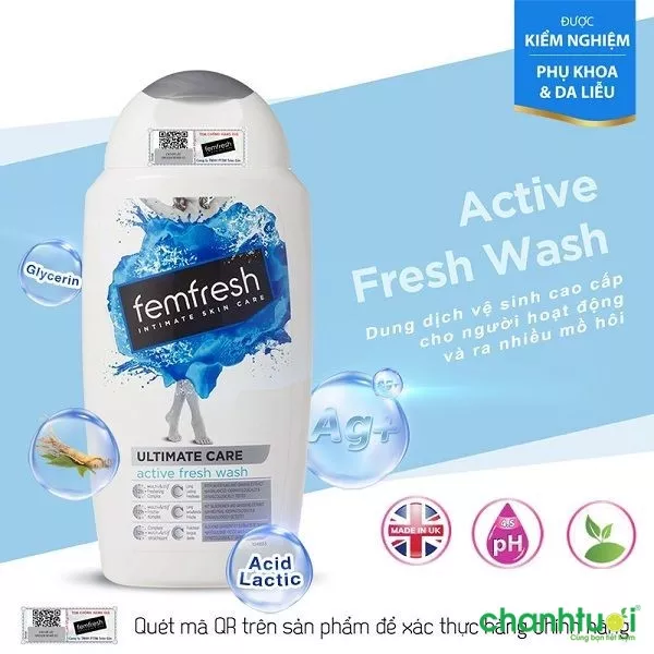 Dung dịch vệ sinh Femfresh màu trắng