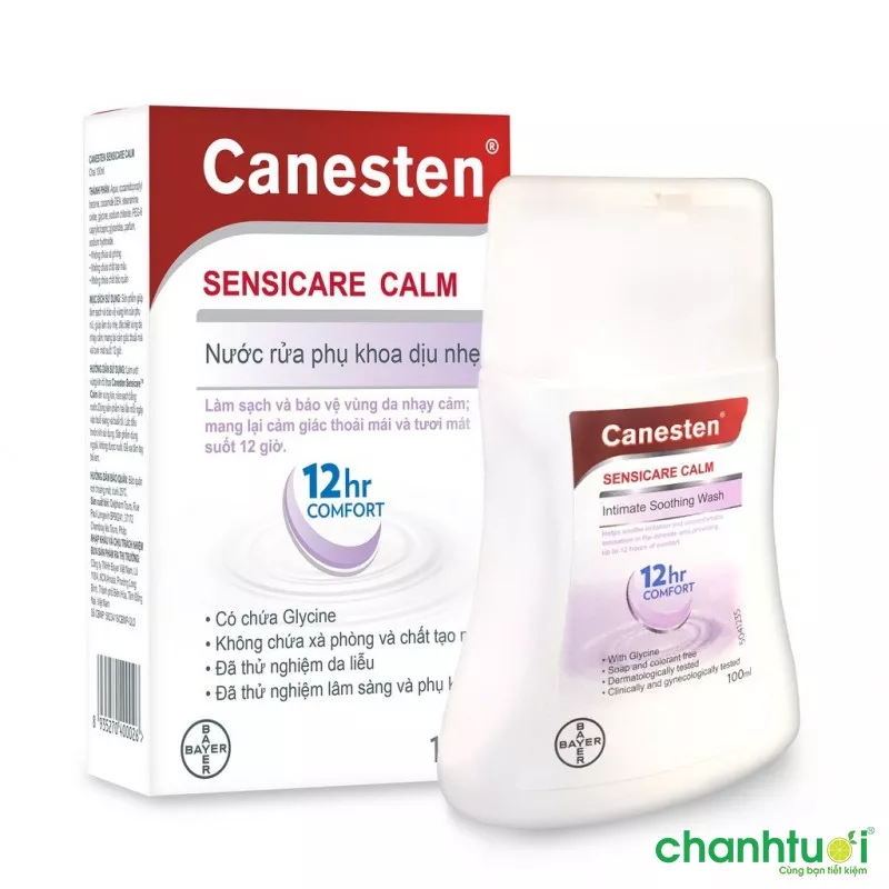 Dung dịch vệ sinh phụ nữ Canesten Sensicare Calm