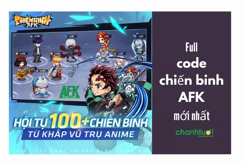 Full code chiến binh AFK mới nhất 12/2024, cách nhập