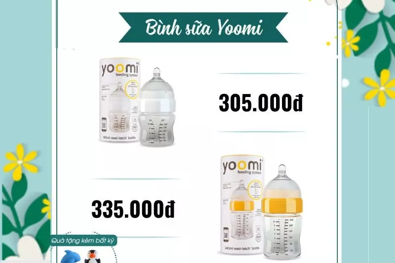 Giá bình sữa Yoomi