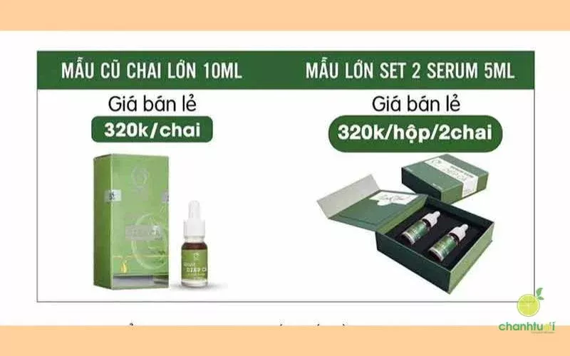 Giá serum diếp cá Igreen