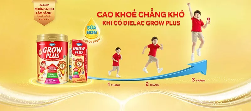 Giá sữa Grow Plus đỏ