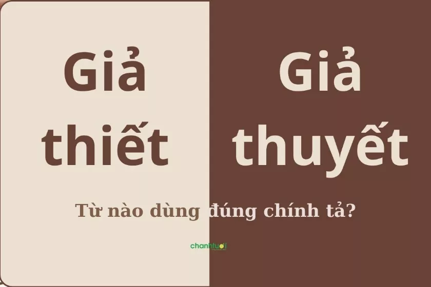 Giả thiết hay giả thuyết? Từ nào là từ dùng đúng chính tả