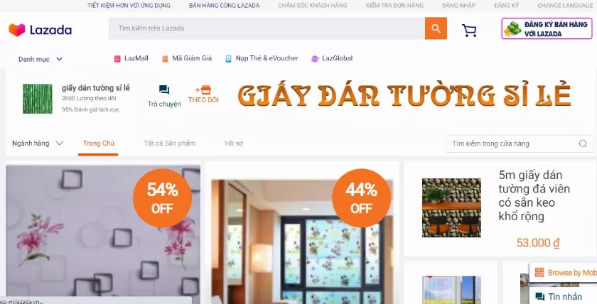 Giấy dán tường sỉ lẻ