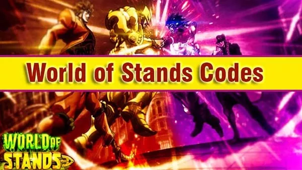 Hình ảnh giao diện nhập code trong World of Stands