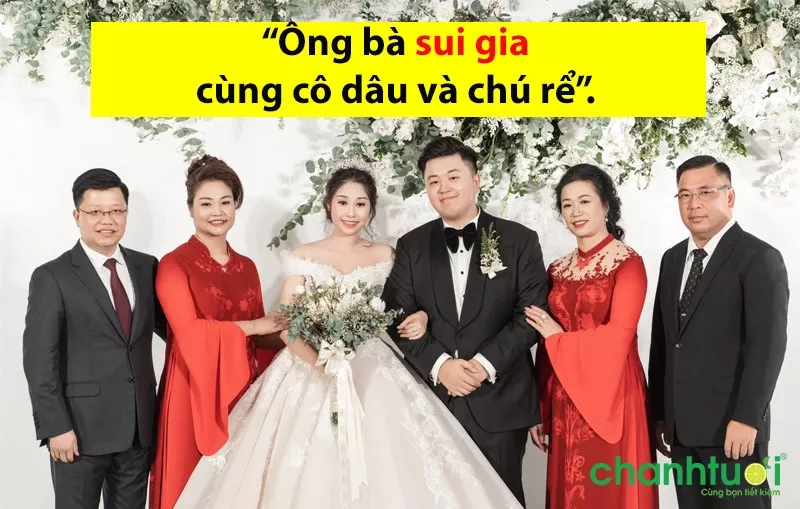 Hình ảnh minh họa về cách dùng từ sui gia