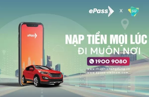 Hình ảnh nạp tiền vào thẻ EPass