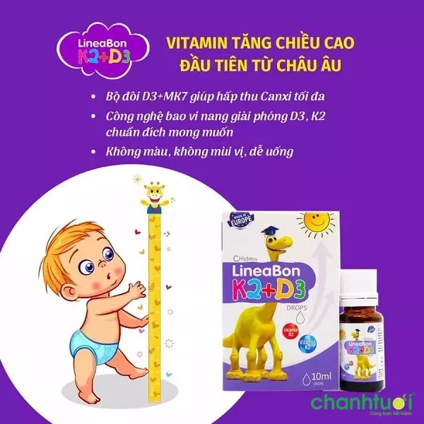 Hình ảnh sản phẩm vitamin D3K2 Lineabon