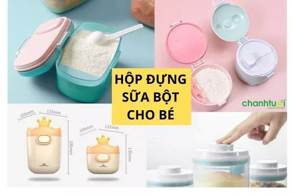 Hộp đựng sữa bột chống ẩm