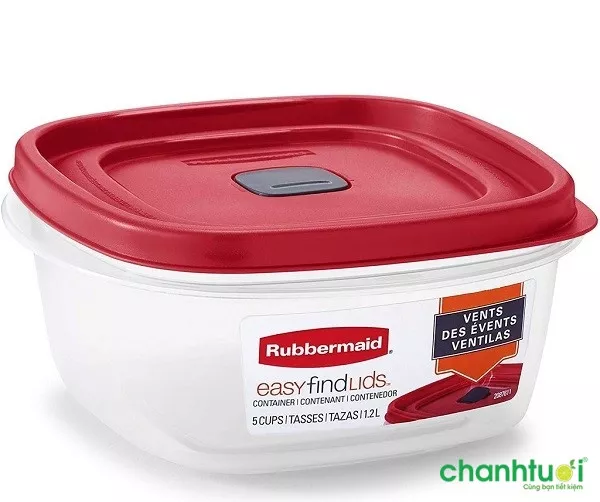 Hộp Rubbermaid xếp chồng lên nhau