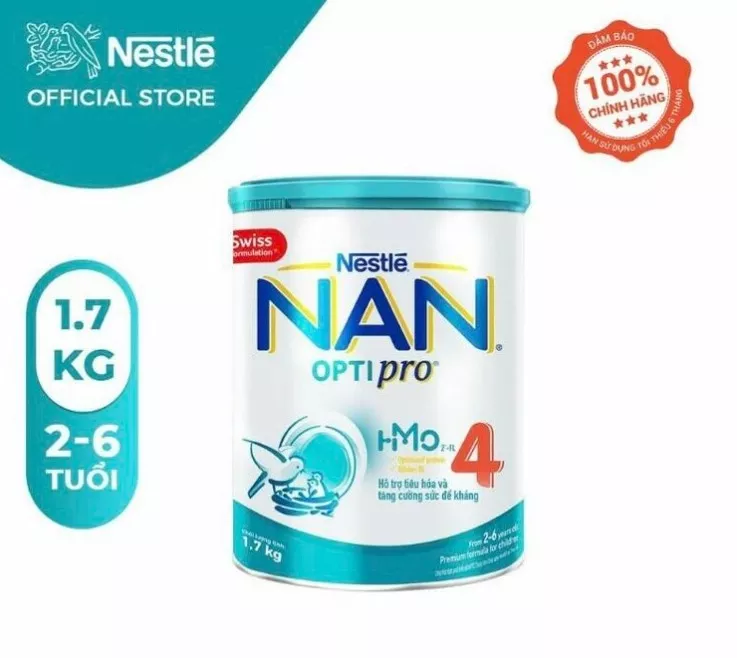 Hộp sữa Nan Nga số 4