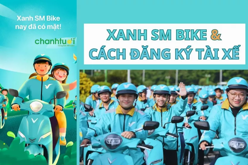 Hướng dẫn đăng ký tài xế Xanh SM Bike thu nhập đến 18 Triệu