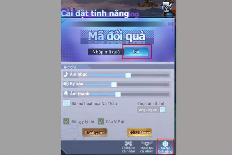 hướng dẫn nhập code