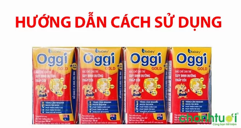 Hướng dẫn sử dụng sữa Oggi pha sẵn