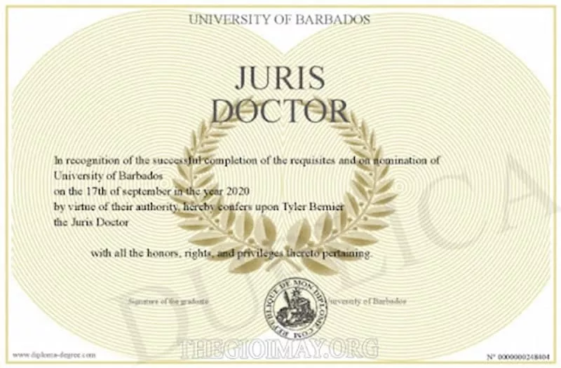 Juris Doctor là gì? Thời gian học để trở thành Tiến sỹ Luật