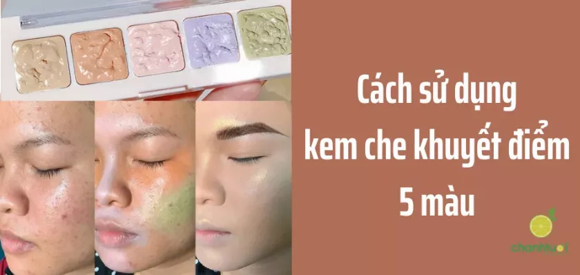 Kem che khuyết điểm 5 màu