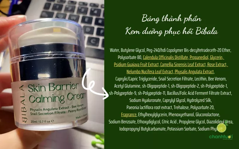 kem dưỡng phục hồi Bibala 4