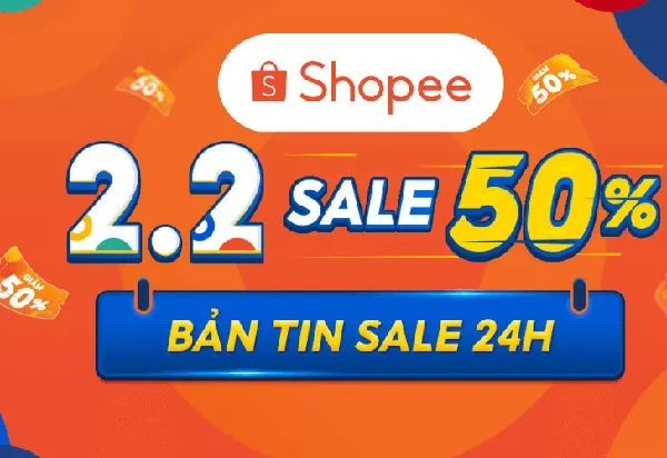 Khai xuân Shopee 2.2 - Bùng nổ SIÊU SALE đầu năm Giáp Thìn