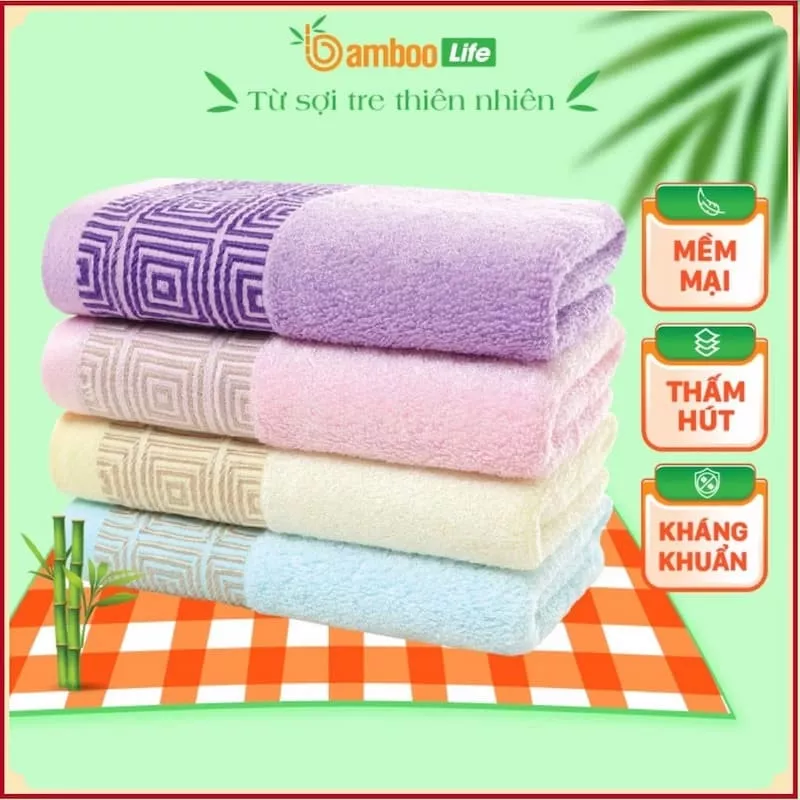 Khăn tắm sợi tre Bamboo Life