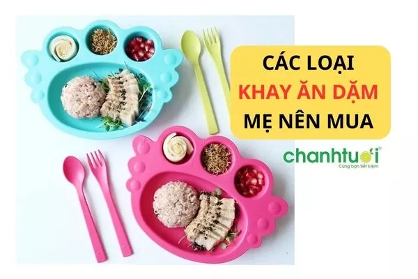 Khay ăn dặm cho bé