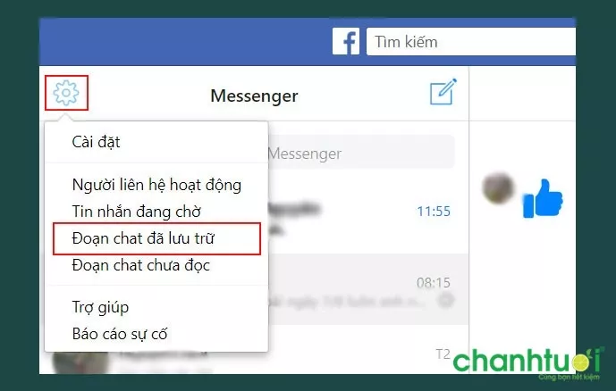 Khôi phục tin nhắn trên máy tính