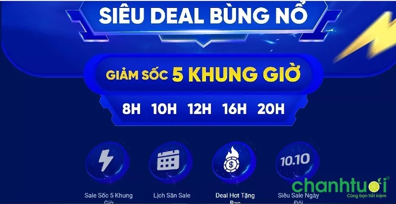 Khung giờ vàng Tiki 10.10