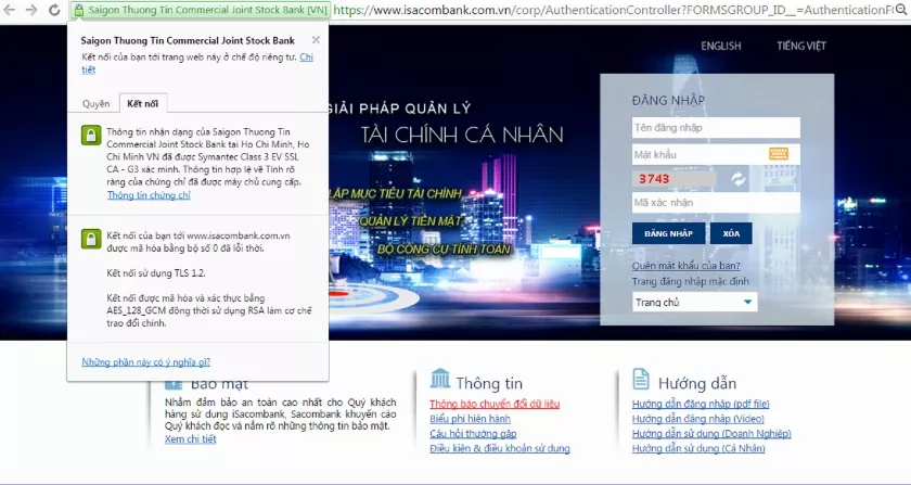 Kiểm tra chứng chỉ bảo mật website