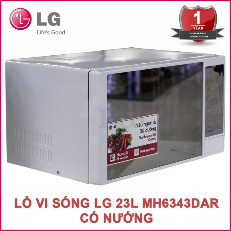 Lò vi sóng điện tử LG MH6343DAR/BAR