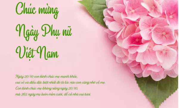 Lời chúc 20/10 cho mẹ chồng