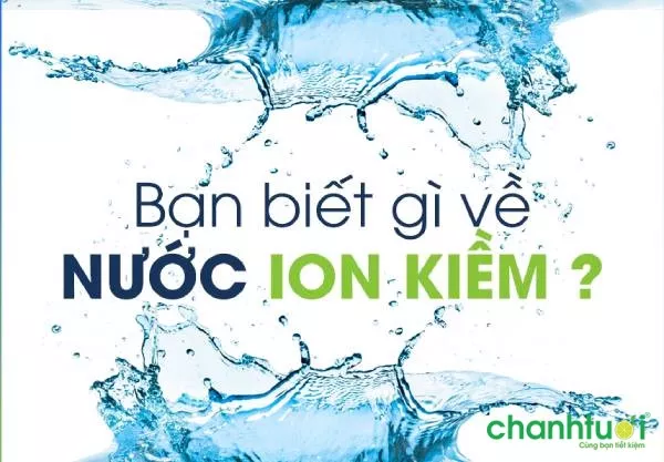 Lợi ích của nước ion kiềm