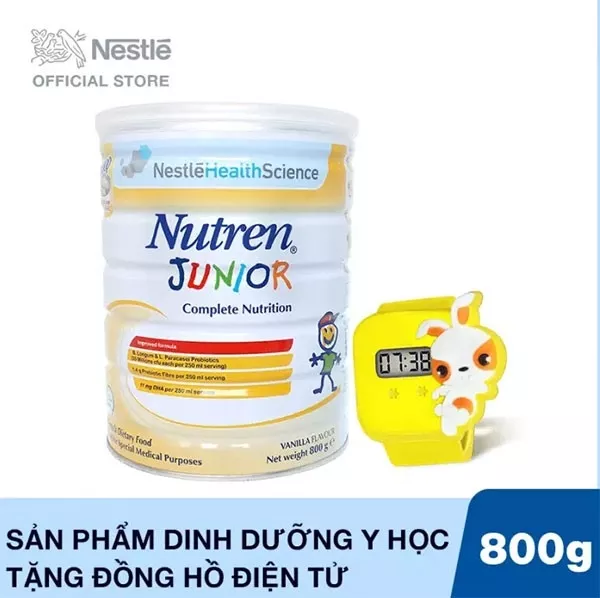 Lon sữa Nutren Junior 800g