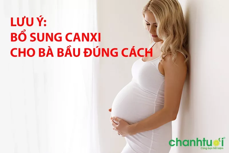 Lưu ý khi bổ sung canxi