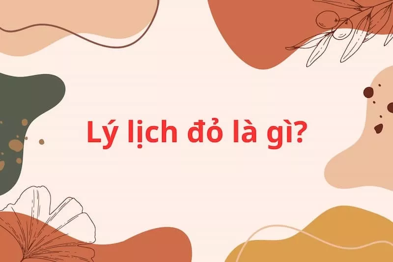 Lý lịch đỏ là gì?