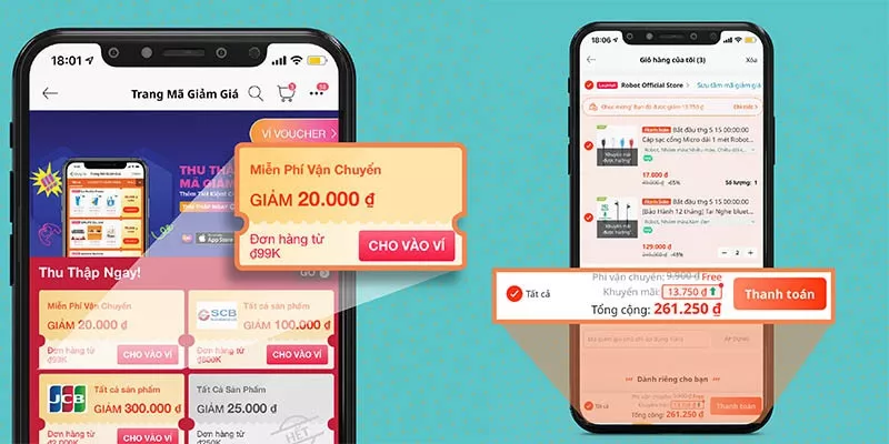 Mã miễn phí vận chuyển Lazada