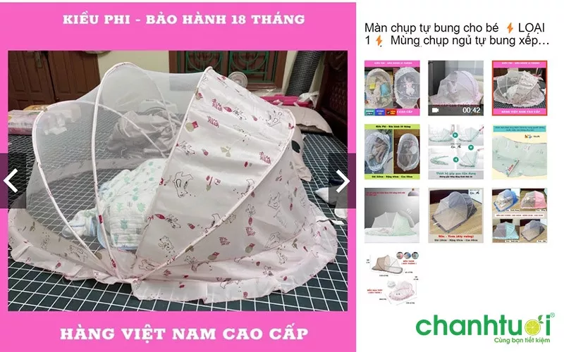 Màn chụp cho bé Kiều Phi